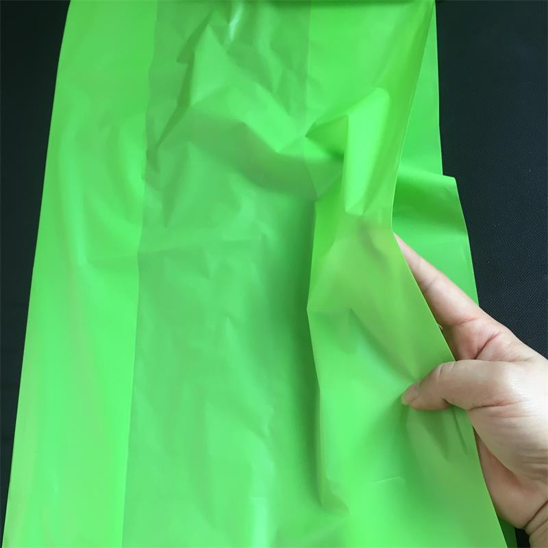 PLA+PBAT全生物降解筒膜 包装袋膜 草绿色