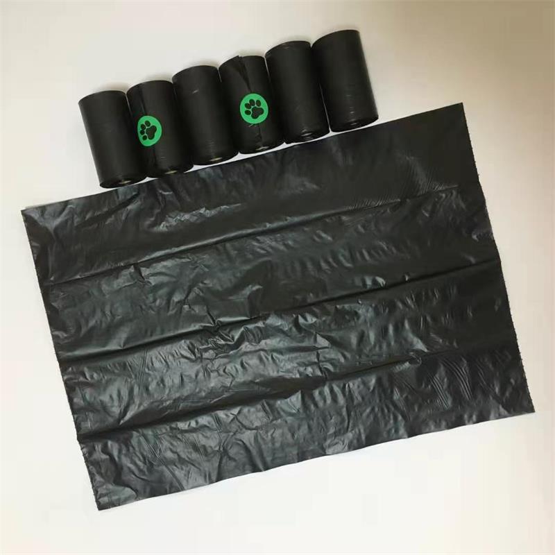 EPI可降解黑色连卷宠物拾便袋 一次性宠物垃圾袋