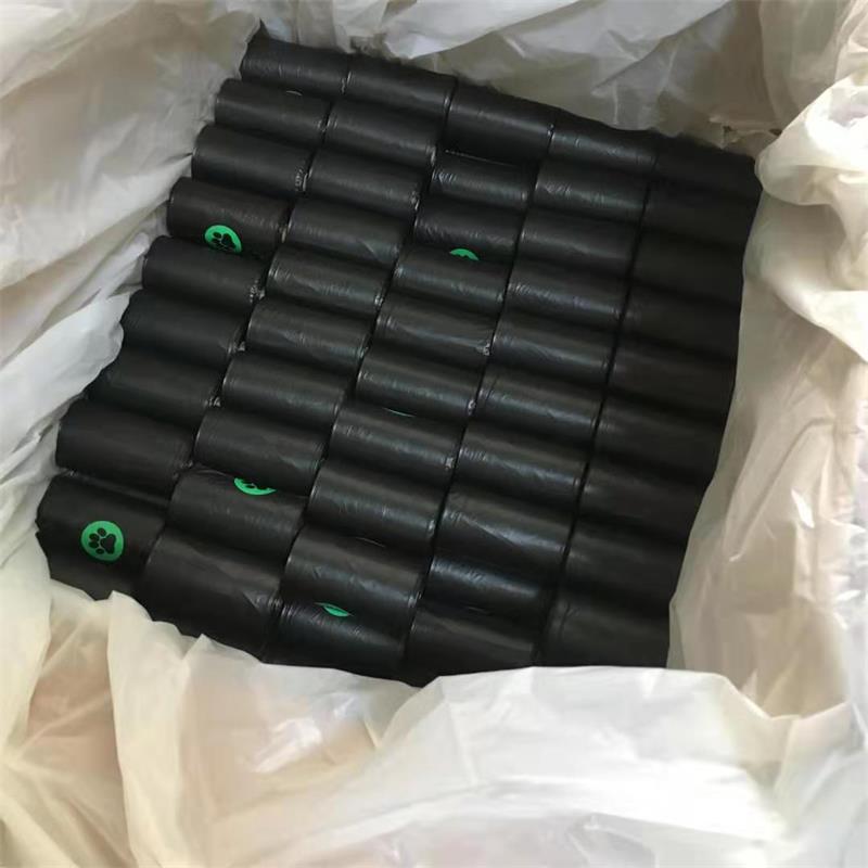 PLA+PBAT全生物降解平口连卷垃圾袋 宠物拾便袋