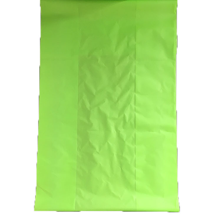 PLA+PBAT全生物降解筒膜 哑绿色可降解袋膜