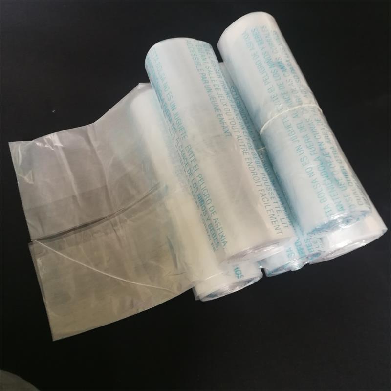 居家用品环保一次性垃圾袋 HDPE+LDPE 连卷式 单面单色印刷
