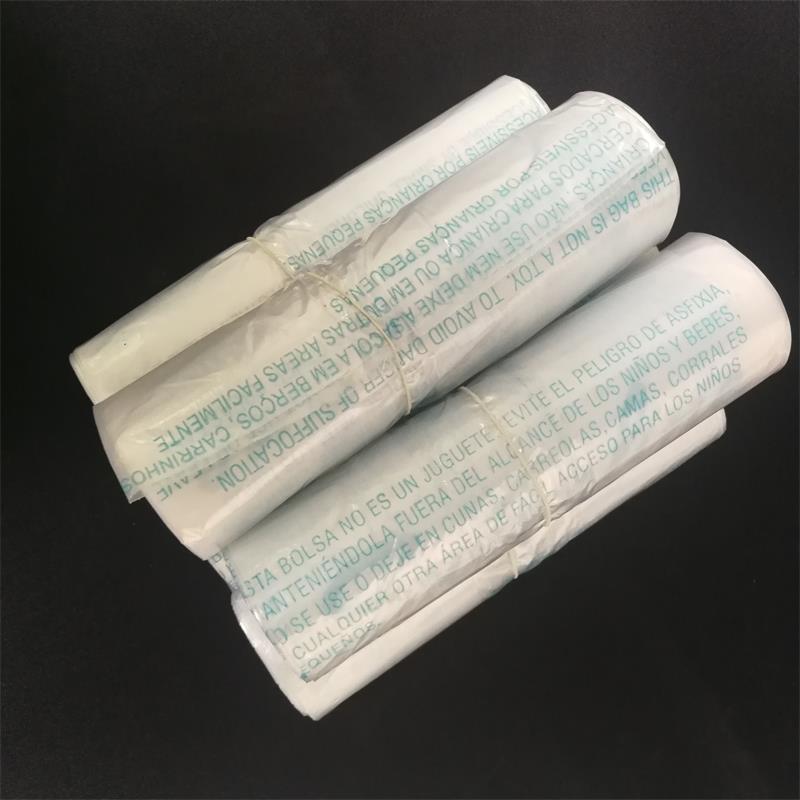 居家用品环保一次性垃圾袋 HDPE+LDPE 连卷式 单面单色印刷