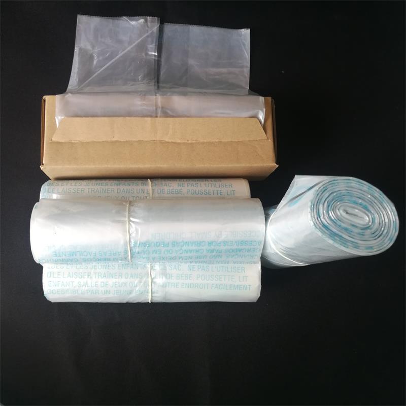 居家用品环保一次性垃圾袋 HDPE+LDPE 连卷式 单面单色印刷